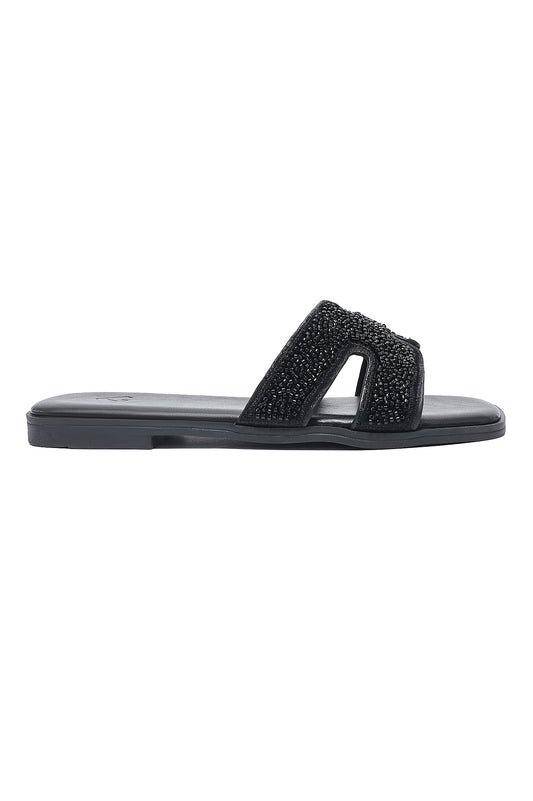 TIMELESS ELEGANT SLIDE-BLACK