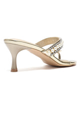 PEARL MAJESTY HEELS-GOLD