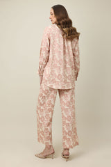 ROSEWELL TEXTURE CO-ORD SET-PINK