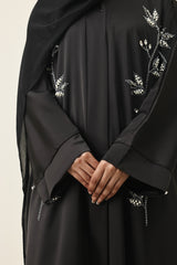 PRESTIGE MOTIF ABAYA-BLACK