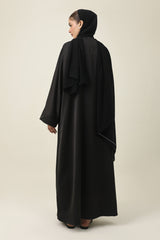 PRESTIGE MOTIF ABAYA-BLACK