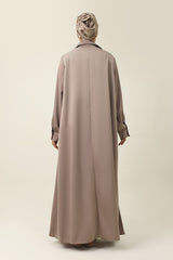 FLOWING MODEST ABAYA-KHAKI