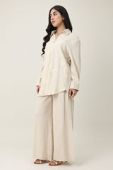 MONSOON LEAF CO-ORD-BEIGE