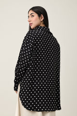 MIDNIGHT CLASSIC LOOSE SHIRT-BLACK