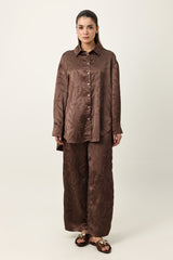 GRACE APPEARANCE CO_ORD-COFFEE