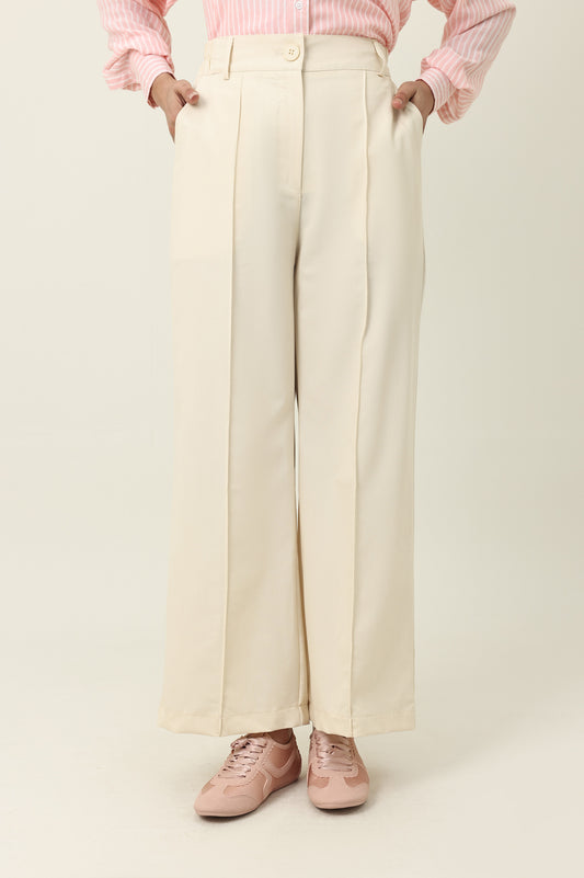 FLOW PALAZZO PANT-BEIGE
