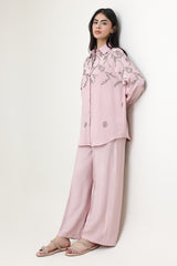 FLOW COTTON CO-ORD SET-PINK