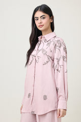 FLOW COTTON CO-ORD SET-PINK