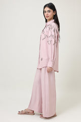 FLOW COTTON CO-ORD SET-PINK