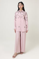 FLOW COTTON CO-ORD SET-PINK
