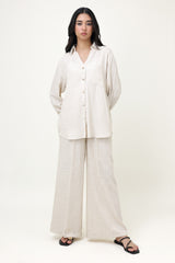 DEEP HUED CO-ORD SET-BEIGE