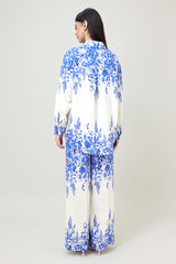 BLOOMING ROYALTY CO-ORD SET-BLUE