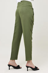 RUNWAY RHYTHM POWER PANT-OLIVE