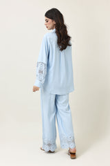 CANVASLACE CO-ORD SET-BLUE