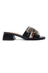 FESTIVE WEAR SLIDE-BLACK