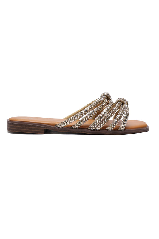 PRIME CASUAL SLIDES-GOLD