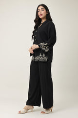 EVERYDAY ELEGANT CO-ORD SET-BLACK