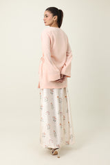 BLOSSOM WRAP CO ORD SET-PINK
