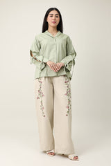 SMOOTH WARDROBE ESSENTIAL CO-ORD-GREEN