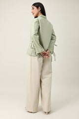 SMOOTH WARDROBE ESSENTIAL CO-ORD-GREEN