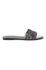 CRYSTAL GLAMOUR SLIDES-GUN