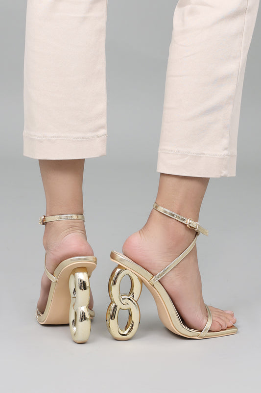 INFINITY RING HEELS-GOLD