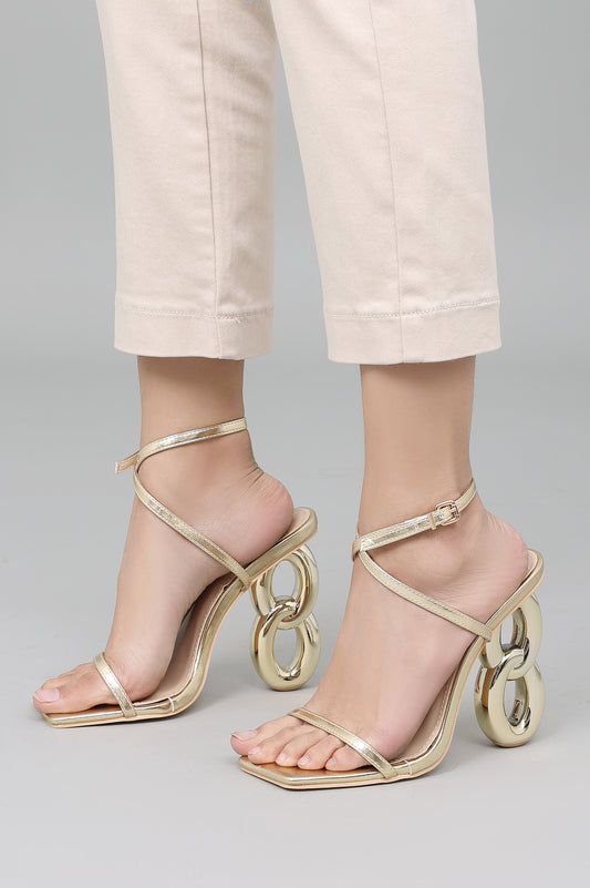 INFINITY RING HEELS-GOLD