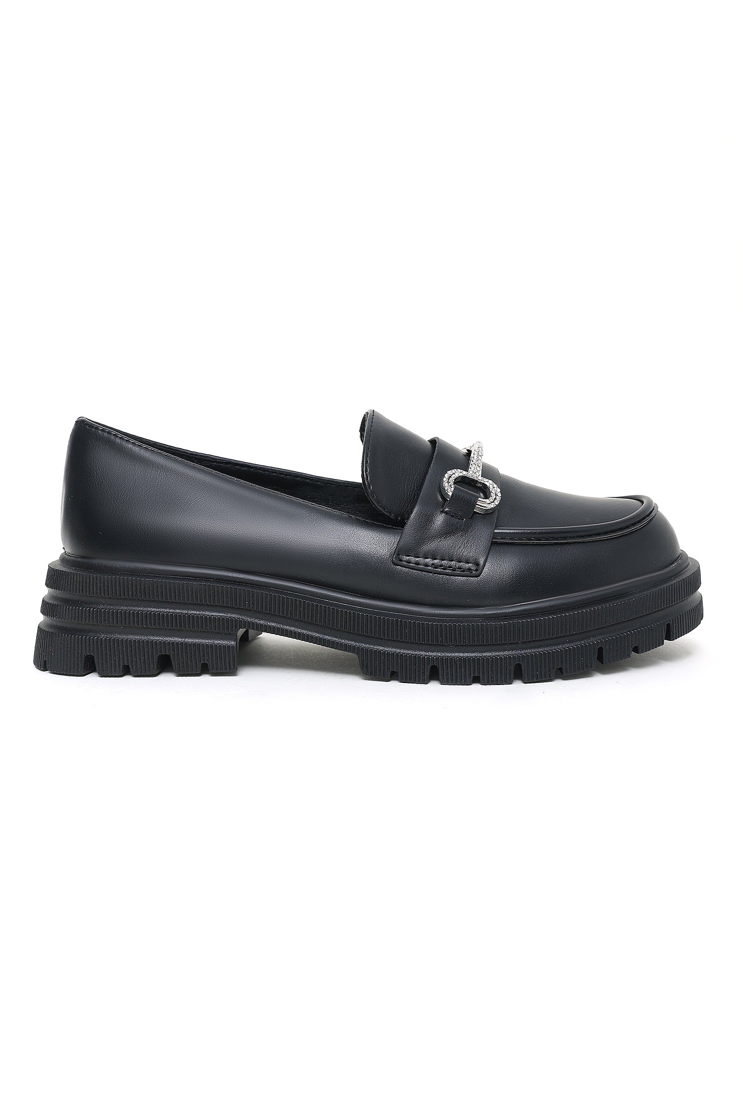 CHUNKY LOAFERS-BLACK