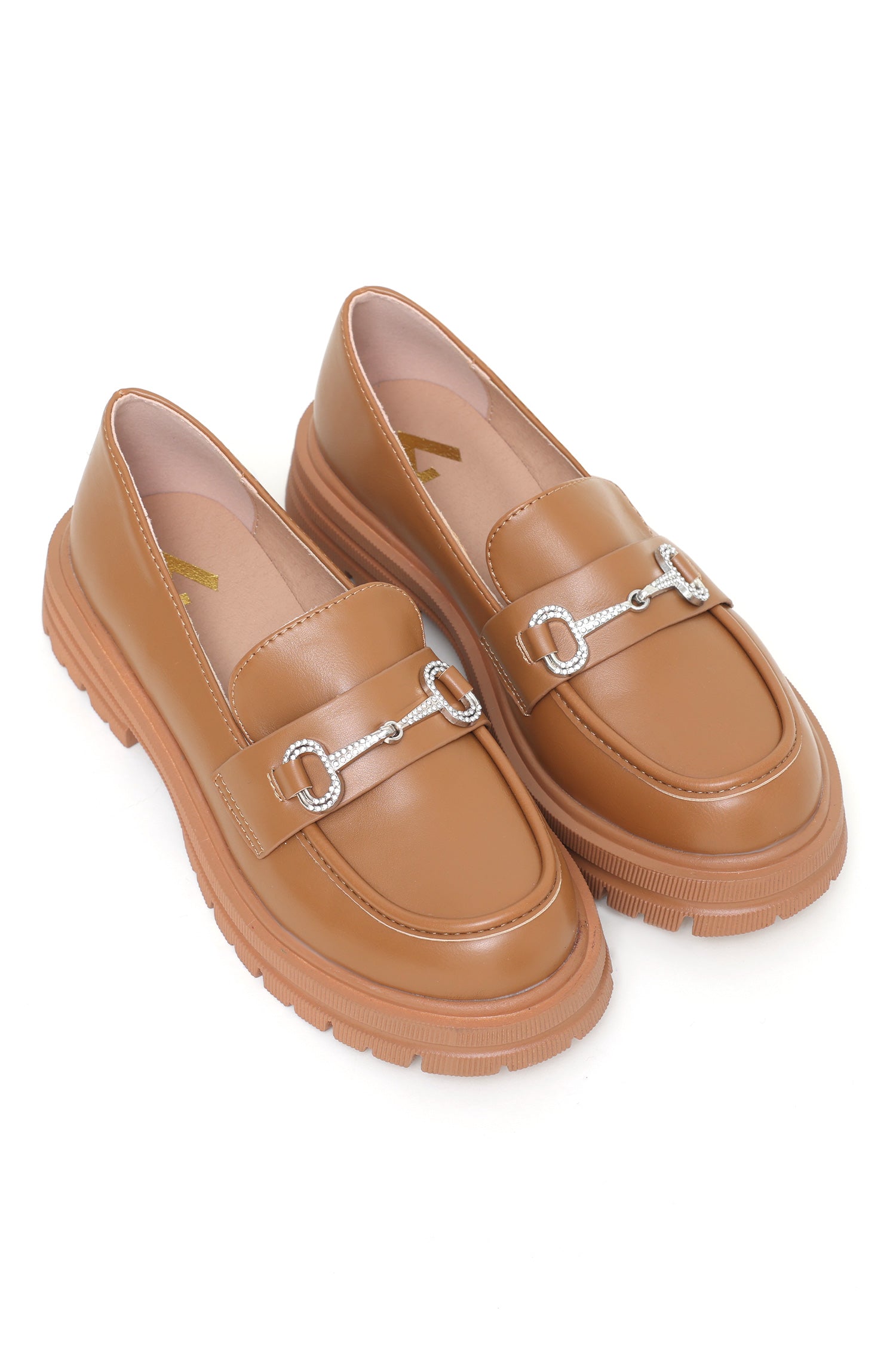 CHUNKY LOAFERS-CAMEL