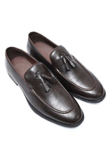 SOVEREIGN LUXE TASSEL LOAFERS-COFFEE