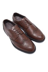 IMPERIAL WINGTIP BROGUES-COFFEE