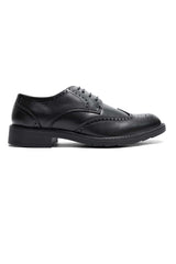 IMPERIAL WINGTIP BROGUES-BLACK