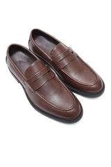 GENTLEMAN'S LOAFERS-COFFEE
