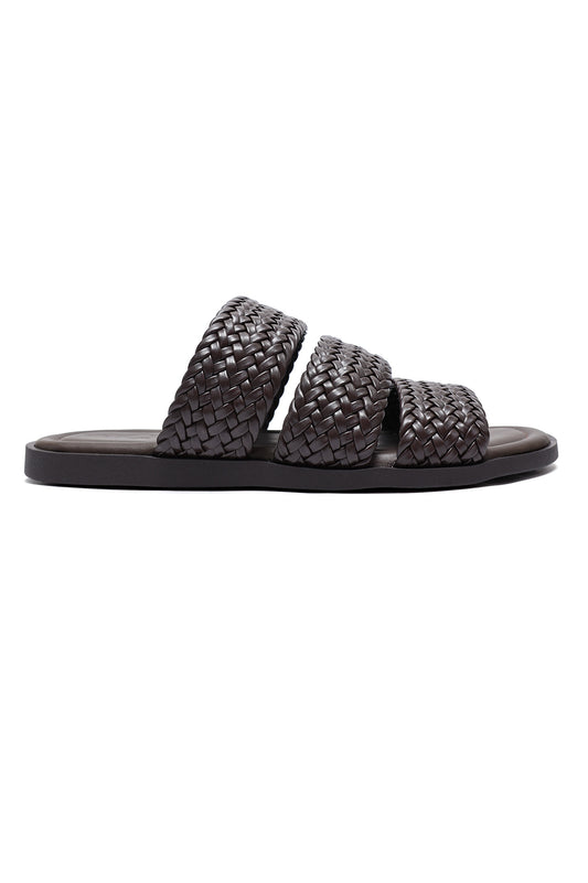 TEXTURE RICH MEN SLIDE-COFFEE