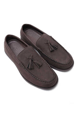 LUXE TASSEL COMFORT LOAFERS-COFFEE