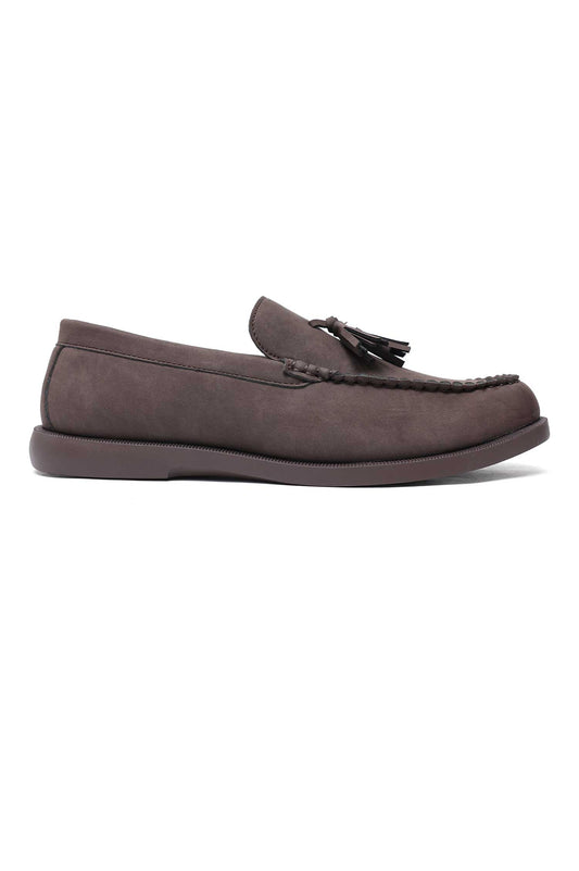 LUXE TASSEL COMFORT LOAFERS-COFFEE