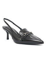 GLOSSLINE GLEAM HEEL-BLACK