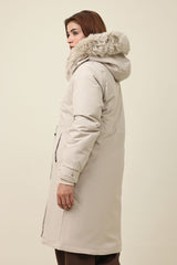 SHEARLING AVIATOR JACKET-CREAM