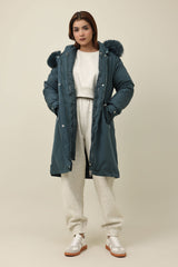 SHEARLING AVIATOR JACKET-BLUE