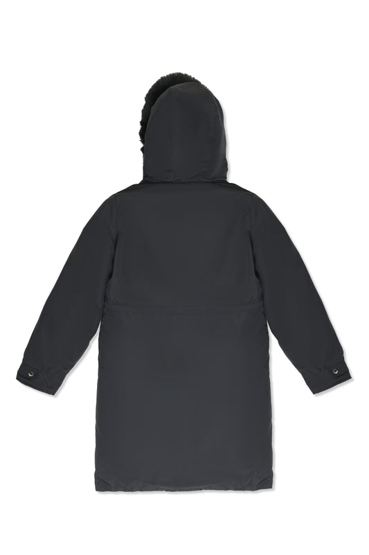 SHEARLING AVIATOR JACKET-BLACK