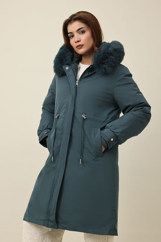 SHEARLING AVIATOR JACKET-BLUE