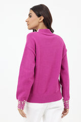 ALMAS SWEATER-Hot Pink