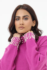 ALMAS SWEATER-Hot Pink