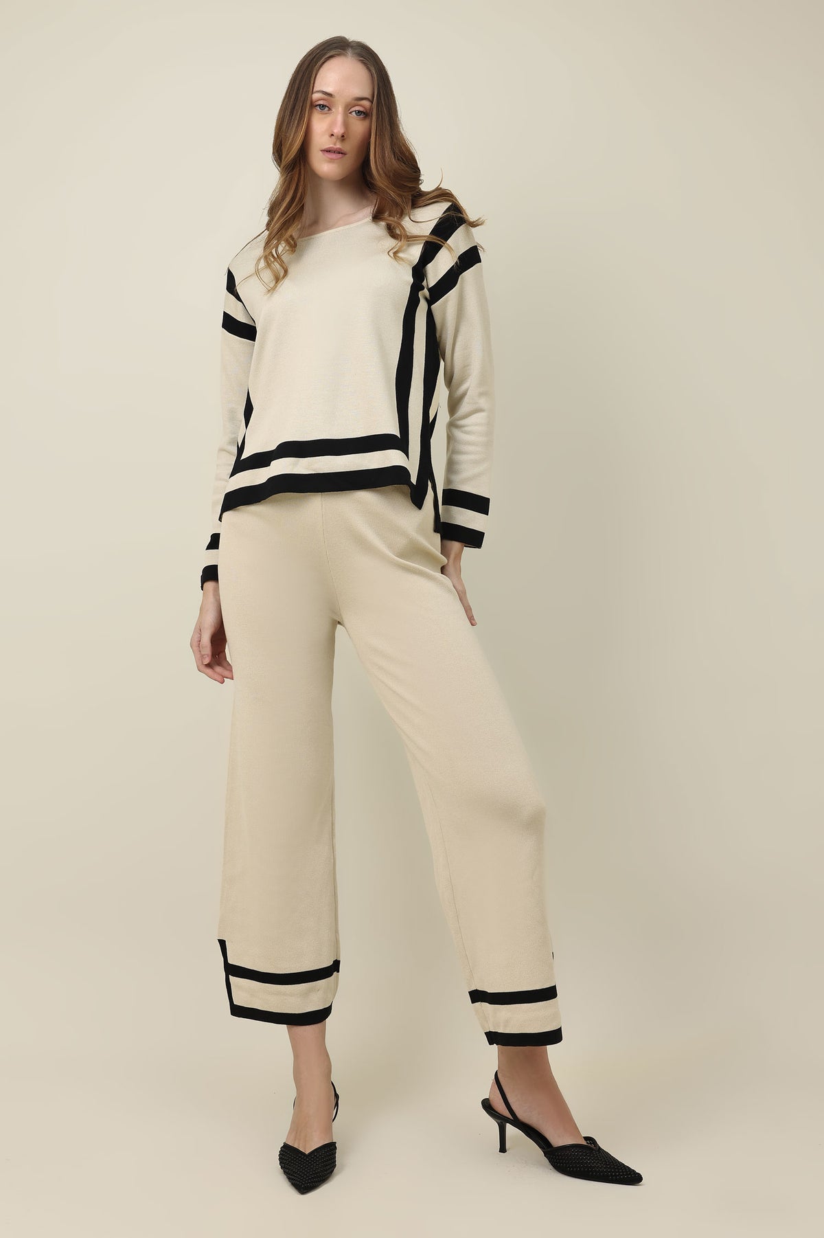 VARSITY MOD CO-ORD SET-BEIGE