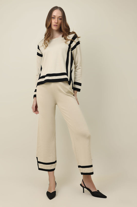 VARSITY MOD CO-ORD SET-BEIGE