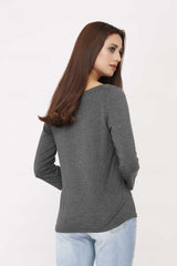 BASIC TSHIRT-DARK-GREY