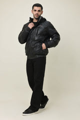 STEELCORE RAINPROOF PUFFER-BLACK