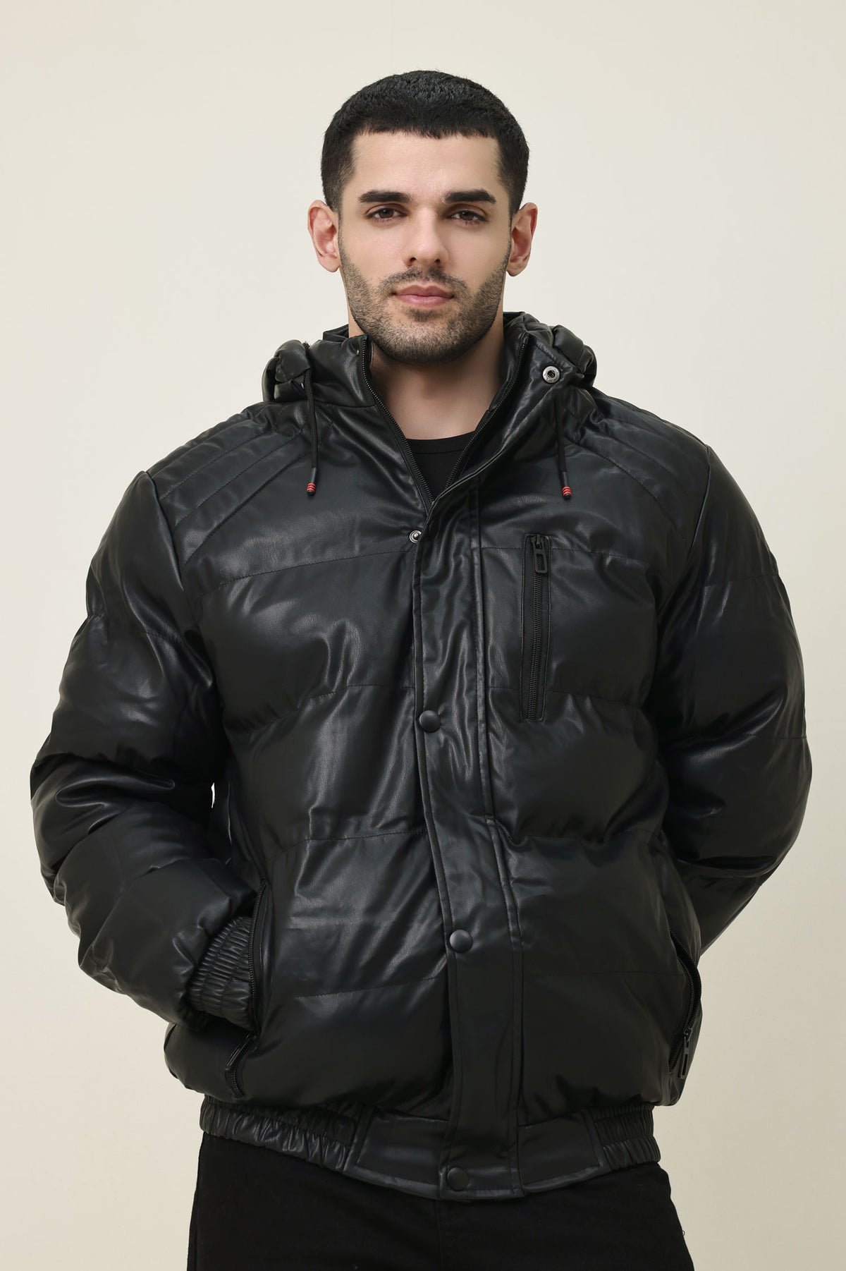 STEELCORE RAINPROOF PUFFER-BLACK