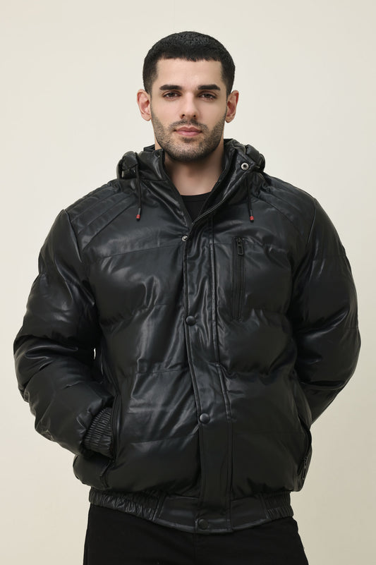 STEELCORE RAINPROOF PUFFER-BLACK