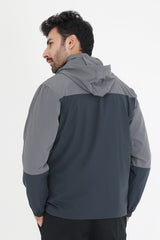 PARACHUTE JACKET-DK-GREY